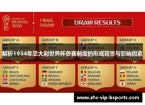 解析1934年意大利世界杯参赛制度的形成背景与影响因素